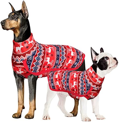 Пуловер за кучета AOFITEE, Топло Палто за Кучета, Зимно Яке за Кучета, Ветроупорен Палто за Кучета в Студено Време с високо Воротом,