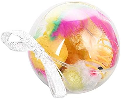 Комплект играчки За Котки Подарък Прозрачна Опаковка Сизалевый Крушка