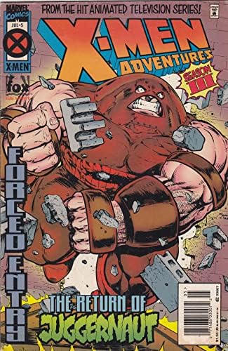 Приключенията на X-men (Том 3) 5 (Newsstand) VG ; Комиксите на Marvel | Сезон III образ на индийският вожд вишну 3