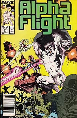 Полет на Алфа (1-ва серия) 51 (павилион за Вестници) FN ; Комикс на Marvel | Джим Ли