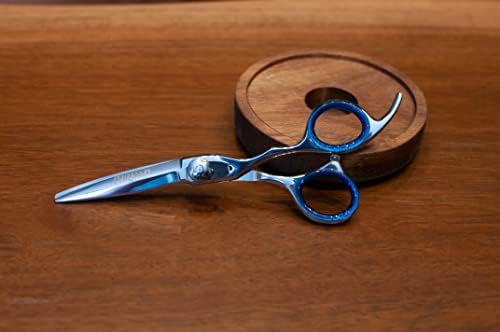 Ножица за Подстригване на Коса Ножици 6Фризьорски салон Обикновени Ножици От Японска Стомана със Сменяеми вложки за Пръстите