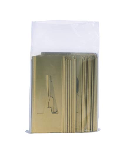 СКОРОСТНА САЩ BPB464 Плоски найлонови торбички, 2 мил., 7 x 24, прозрачно фолио (опаковка от по 1000 бройки)