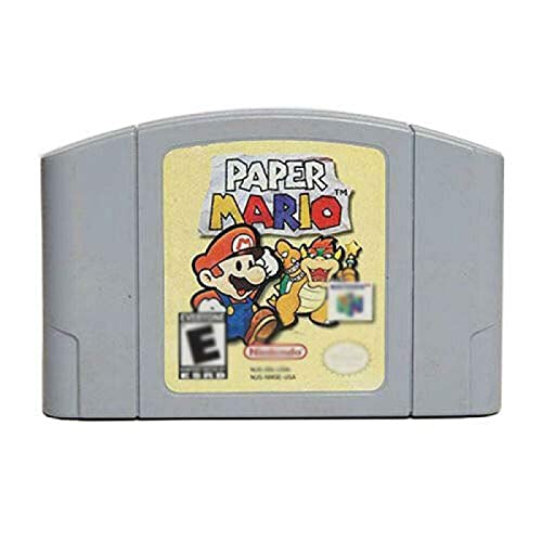 Карта на Игралното Касета Paper Mario N64 за конзола Nintendo 64 N64 Американската версия