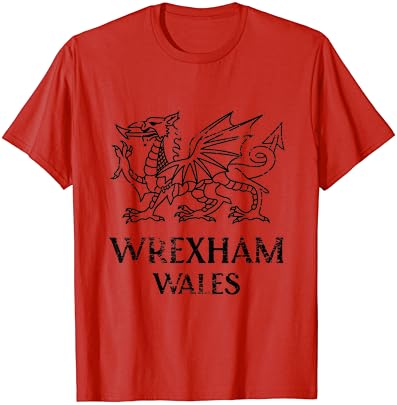 Тениски Wrexham Уелс, Футболна Фланелка За Мъже, Дамски Детска Тениска