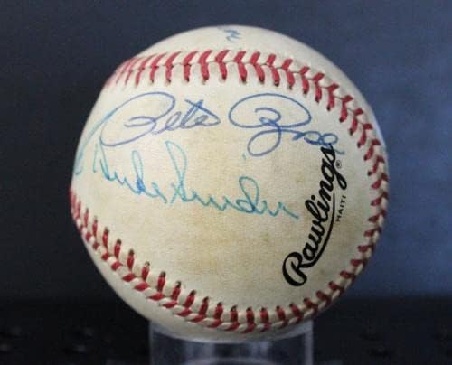 Брок, Музиал, Роза, Мейс, Снайдер, Аарон Подписаха Бейзболен Автограф JSA B96668 - Бейзболни топки с автографи