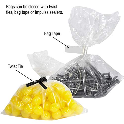 СКОРОСТНА САЩ BPB1028 Плоски найлонови торбички, 4 на хиляда, 3 x 9, прозрачно фолио (опаковка от по 1000 бройки)