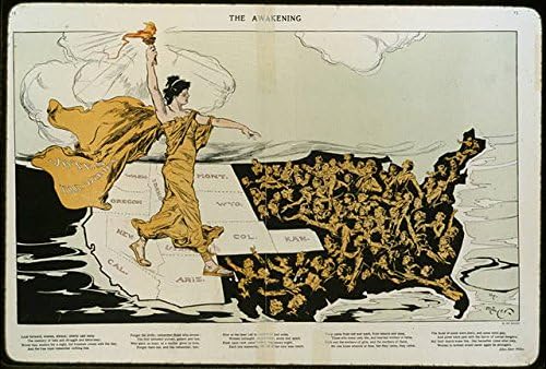 Исторически находки Снимка: Пробуждане на Глас за жените, Избирателното право,Алис Дьюер Милър,1915, Хенри Майер