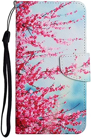 Чанта-портфейл XYX за Samsung A51 4G, Калъф-книжка с цветя модел от изкуствена кожа, панти Калъф за вашия телефон, за жени и Момичета,