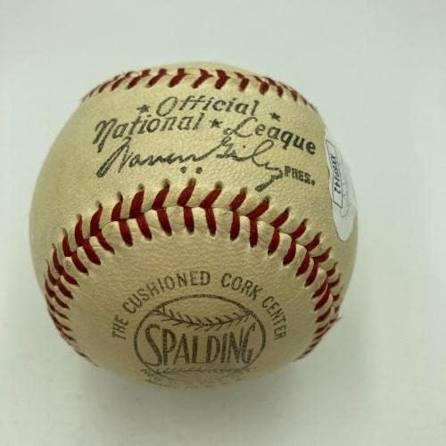 Джак Brickhouse подписа Стари Бейзболни топки на 1950-те години от Националната лига Джайлз, JSA COA - Бейзболни топки с автографи