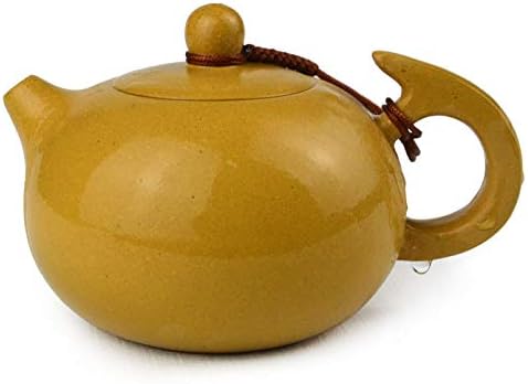 Чайник Yxhupot 8 унции от Китайската Исинской Глина Xishi Pots Red Zisha Истинска Класика за Рассыпчатого чай Гунфу (Червена глина)