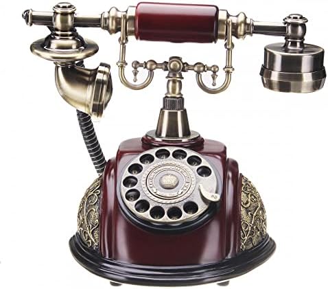Ретро Въртящи Телефон в Старинен Стил, Модни Ретро Слушалката на Стария Телефон, Декор за вашия Домашен Офис