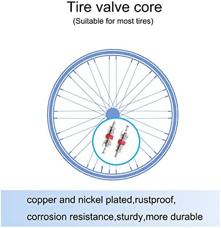 TWTADE 5ШТ Набор от Инструменти За Отстраняване на вентила на гумата Инструмент За Премахване на Ядро клапан + 100ШТ Ядрото на Клапани,