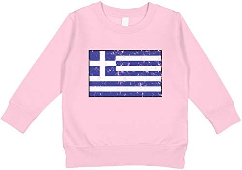 Hoody за деца с гръцкия флаг Amdesco Flag Greece