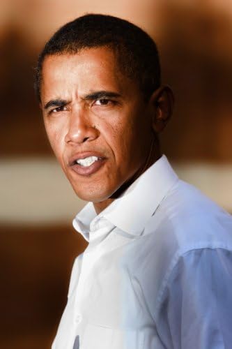 Портрет на Барак Обама 2006 Снимка Велики американците Снимки 8x12