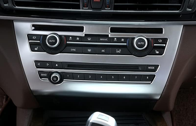 Eppar Нова Защитно покритие за контрол на въздушния поток, която е съвместима с BMW X6 F16 2015-2019 (сребрист)