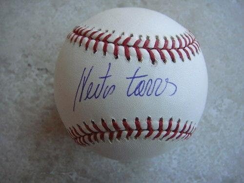 Хектор Торес Къбс / blue Jays Подписаха Официален топката Ml с бейзболни топки с автографи coa