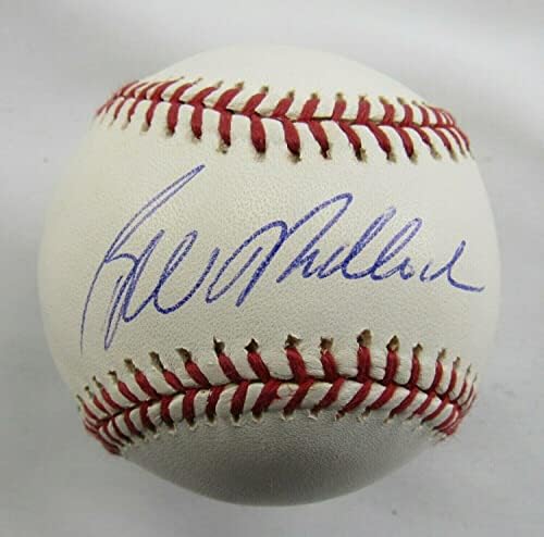 Бил Мэдлок Подписа Автограф Rawlings Baseball B110 - Бейзболни Топки С Автографи