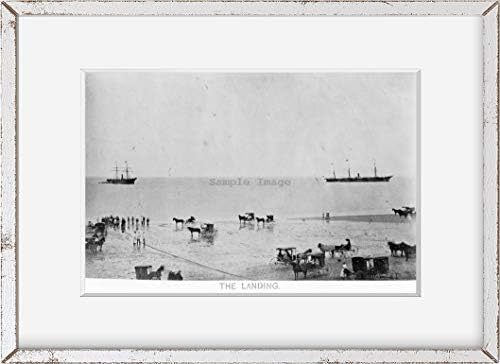 БЕЗКРАЙНИ СНИМКИ Снимка: Кацане на брега | 1869 | Френски Атлантическия кабел | Даксбери, Масачузетс | Историческо стенно изкуство