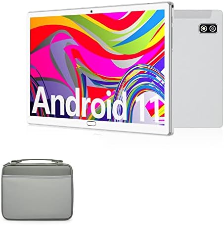 Калъф BoxWave, който е съвместим с таблетен TOOTON Android 11 TT-10 (10.1 инча) - Портфолио в твърда обвивка, Тънка чанта-месинджър,