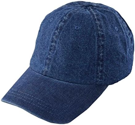 Мъжка бейзболна шапка в стила на Топка G с Регулируема Неструктурирана белязана от ниско-профил бейсболкой от плат деним