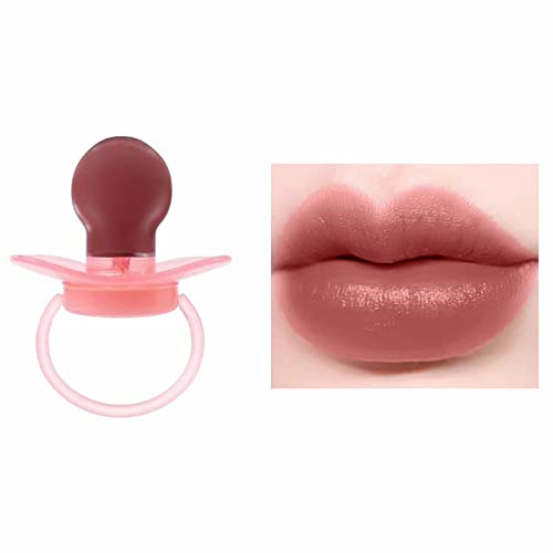 WGUST Момиче Lip Plumper Оцветени Блясък за устни Dudu Milk Lip Glaze Сладък Цвят на Устните Лек и Устойчив Грим Не Избледнява Мъжки