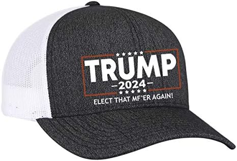 Компанията Trenz Shirt Политически Избраникът, Че MF'ER Отново Тръмп 2024, Бродирани Окото бейзболна шапка за шофьор на камион, Армейски