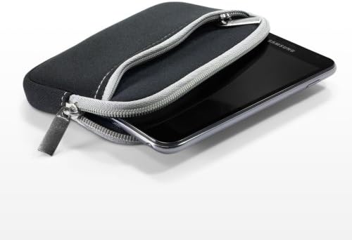 Калъф BoxWave, който е съвместим с LG Phoenix 4 (калъф от BoxWave) - Мек гащеризон с джоб, Мек калъф От неопрен, джоб с цип на ръкава
